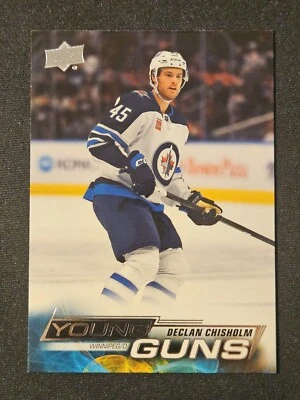 22-23 Upper Deck Declan Chisholm Young Guns Rookie 🚨🚨🚨 Winnipeg Jets  - Image 1 of 2