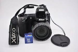 Nikon Coolpix L340 20MP 28X Wide Zoom Camera Black - TESTED WORKING ✅ - Picture 1 of 9