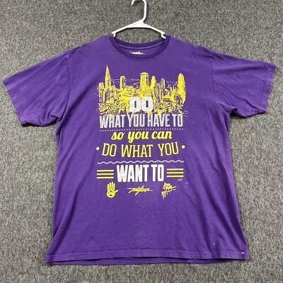 Camiseta Miskeen Originals Para Hombre 2XL Manga Corta Púrpura Amarillo Blanco Gráfico Foto 1 de 4