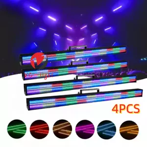 4PCS/150W 720 LED DJ Flashing Wash Wall Light RGB Strobe Effect Bar Stage Light - Picture 1 of 12