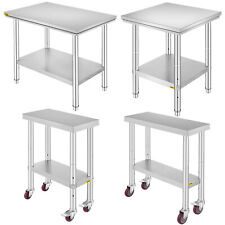 11 Style Kitchen Work Bench Table Warehouse Commercial 4 Caster Wheels Warehouse