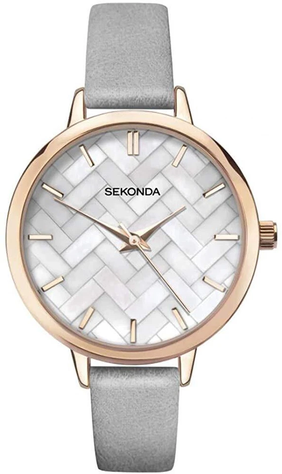 Reloj Sekonda para mujer con esfera de nácar y correa gris 2827 Foto 1 de 1