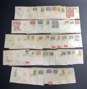 UN United Nations Stamps 40 Cachet First Day Covers. SC #95~144 + 2 AIR (C9/C10) - Picture 1 of 10