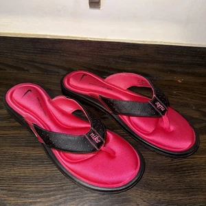 Nike Comfort Footbed 354925-012 Pink Sandals Flip Flops Thong Women's Size 11 US - Picture 1 of 6