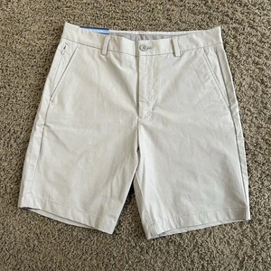 Neu mit Etikett Vineyard Vines OTG-Shorts für unterwegs für Herren 30 9 Zoll Schrittlänge khaki beige Stretch - Bild 1 von 7