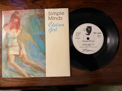 SIMPLE MINDS - CHELSEA GIRL - UK - 7" SINGLE - 1979 - Image 1 of 2
