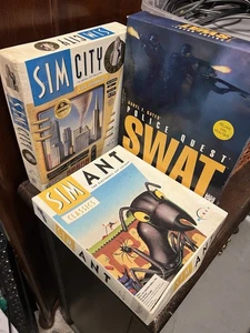 Vintage SIM City Classic Original City Maxis for Win 93 + SIM ANT 3.5” DIsks - Picture 1 of 14