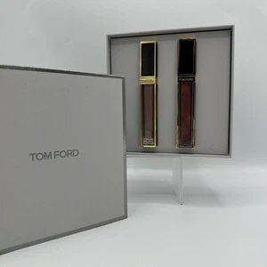 Tom Ford Lipgloss Luxe Duo In Box 08 Inhibition 22 Sunshine Pink Gift Set NEW - Picture 1 of 3