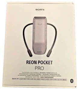 Sony Reon Pocket Pro RNPK-P1 Light Gray Wearable Air Conditioner Excellent Japan - Picture 1 of 4