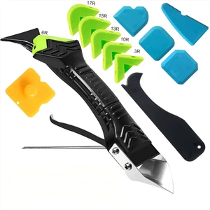 Caulking Tool 5 in 1 Silicone Caulking Grout Removal Sealant Finishing Tool with - Picture 1 of 12