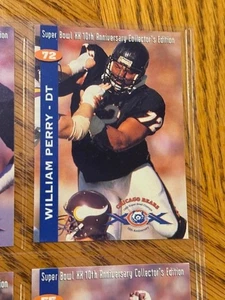 William Perry 1995 Super Bowl XX 10 aniversario - Chicago Bears - Imagen 1 de 1
