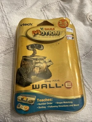 New Vtech Vsmile Motion Disney Pixar Wall-E Game  Teach Numbers Shapes Sorting - Image 1 of 3