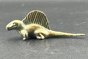Vintage SRG Metal Bronzed Dimetrodon Dinosaur Great Patina 1940/50’s USA - Picture 1 of 9
