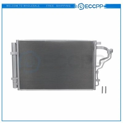 AC Condenser A/C Air Conditioning For Hyundai Elantra GT Coupe Aluminum 4519 - Image 1 of 4