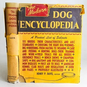 "The Modern Dog Encyclopedia" ed Henry P Davis HC/DJ 1949 - Picture 1 of 12