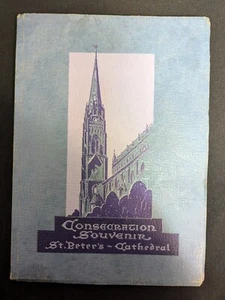 1939 St Peter's Cathedral Consecration Souvenir Book Belleville Illinois - Picture 1 of 8