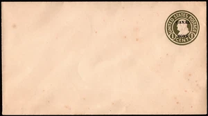 Canal Zone Postal Stationery Mint Entire Scott #U6 UPSS #6 1 Cent Green Franklin - Picture 1 of 1