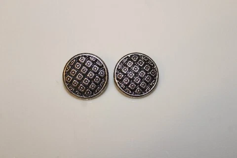 Gothic Metal Shank Button Cover