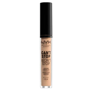 Corrector de cobertura completa NYX Can't Stop Won't Stop, mate 24 horas, natural, 0,11 oz - Imagen 1 de 6