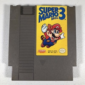 Super Mario Bros 3 Cartridge Cart ONLY Nintendo Original OEM NES 1990 TESTED