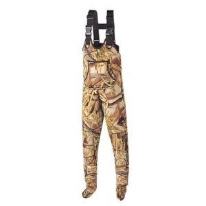 Kobuk Youth Neoprene Stocking Foot Wader Wetlands Camo Sz Medium Made In USA - Picture 1 of 5