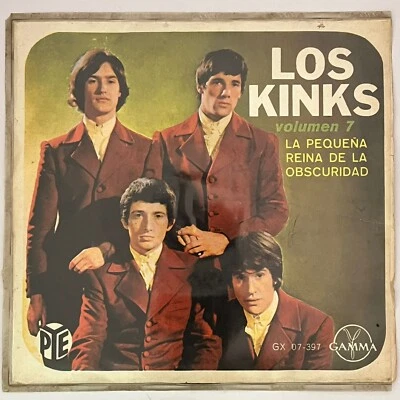 LOS KINKS - VOL. 7 - RARE MEXICAN 7" EP PS MUSTY SMELL, MOD - Image 1 of 4