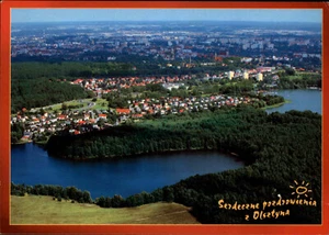OLSZTYN Polen Panorama Gesamtansicht Postkarte Postcard Poland unused color AK - Bild 1 von 2