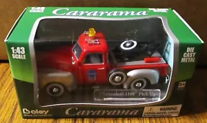 1950's Red Chevy Chevrolet 3100 Pick Up Tow Truck Wrecker 2004 Cararama DieCast - Picture 1 of 8