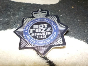 Hot Fuzz Movie Pin Pinback Anstecker Simon Pegg Nick Frost "For the Greater Good" - Bild 1 von 3