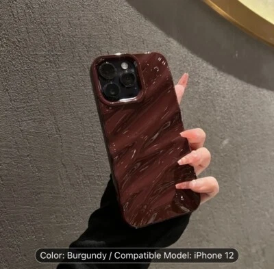 Water Ripple Pattern Compatible For IPhone 12 Pro Max/11/13/14/15 PRO MAX - Image 1 of 4