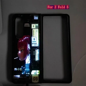 Jolie coque de protection en verre flash LED animée pour Samsung Galaxy Z Fold 7 6 5 - Photo 1 sur 9