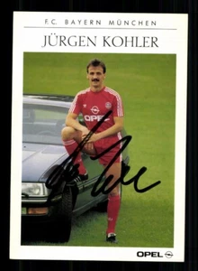Jürgen Kohler Autogrammkarte Bayern München 1989-90 Original Signiert - Bild 1 von 2