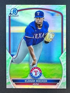 KUMAR ROCKER 2023 Bowman #BCP-39 Lunar Glow Refractor Rangers - Picture 1 of 2