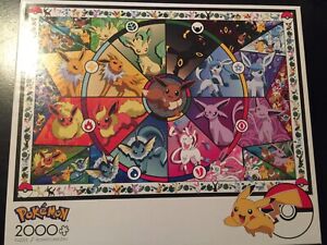 Pokemon Evee Evolutions Puzzles 2000 pièces