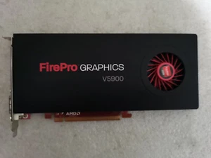 AMD Firepro V5900 2GB GDDR5 Dual DP+DVI Professional Graphics Card - Picture 1 of 4