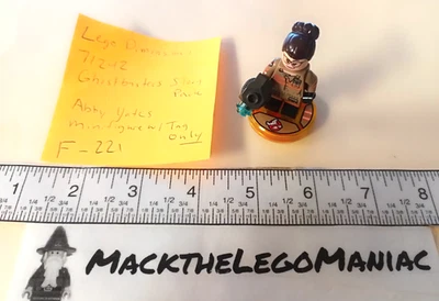 Lego Dimensions Ghostbusters 71242 Story Pack Abby Yates Minifigura con Etiqueta solamente Foto 1 de 4