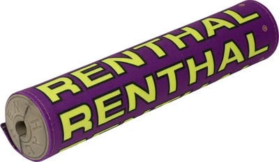 Almohadilla transversal Renthal Vintage SX púrpura/amarillo 10 pulgadas retro P353 Foto 1 de 2
