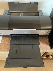 Epson Stylus Photo 1400 Wide-Format Photo Color Inkjet for Parts, Powers On - Picture 1 of 7