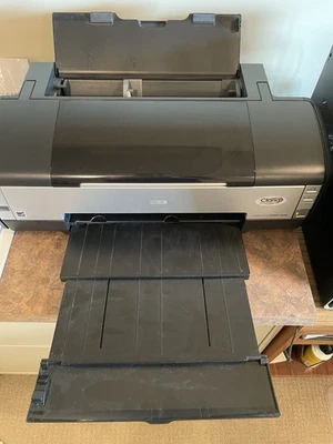 Epson Stylus Photo 1400 Wide-Format Photo Color Inkjet for Parts, Powers On - Image 1 of 4