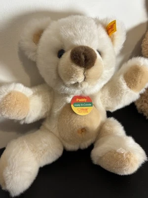 Steiff Paddy Cosy Friends Teddybär cremefarben 124488 10 Zoll Plüschtier Stofftier Spielzeug - Bild 1 von 2