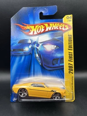 Hot Wheels 2007 First Editions ‘69 Ford Mustang in Yellow #04/36 - Image 1 of 3