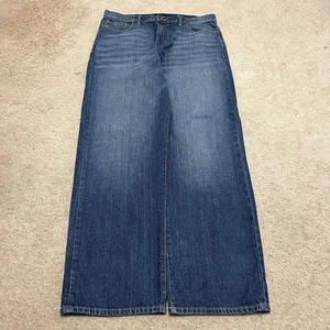 Jeans Sean John Y2K Baggy Skater Lavato Acido Ricamato 36Wx34L - Foto 1 di 8