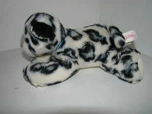 Aurora Black White and Grey Kitten Kitty Cat Stuffed Animal Plush 8 inches Long - Picture 1 of 7