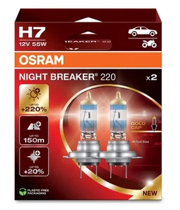 Osram H7 NightBreaker220% 2erSet 12V - Imagen 1 de 4