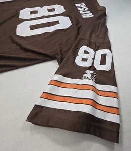 Camiseta deportiva de fútbol americano de la NFL Andre Rison 1995 Cleveland Browns Starter para hombre 2XL 54 - Imagen 1 de 9