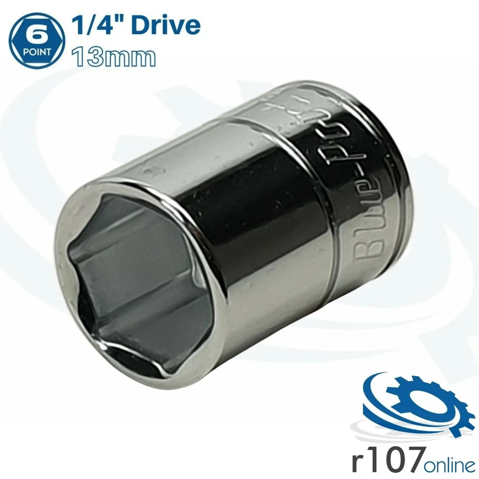 Blue Point 13mm Socket, 1/4" Drive BLPSM1413 - As sold by Snap On - Image 1 of 1