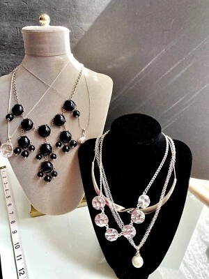 lote de 6 collares tono plata Foto 1 de 4