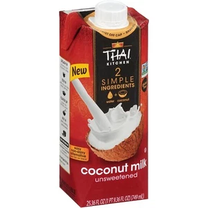 Thai Kitchen Unsweetened Coconut Milk, 25.36 fl oz (Pack of 6) - Picture 1 of 6