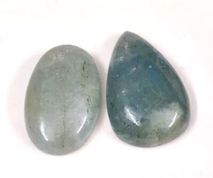 Natural Moss Aquamarine Multi Shape Cab Gemstone For Jewelry Making 148.50 Cts. - Picture 1 of 6