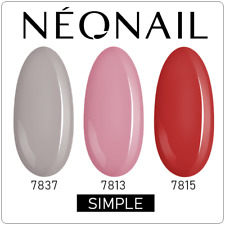 NeoNail Simple One Step 3w1 Lakier Hybrydowy Set 3 Colors: 7837+7813+7815 7,2ml
